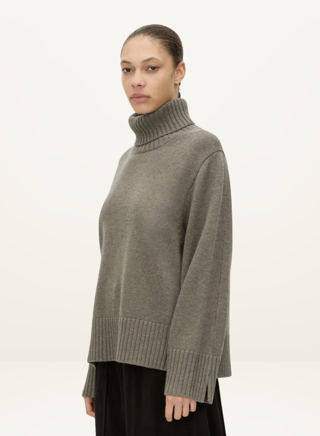 Camilla and Marc Crawford Roll Neck Sweater in Squirrel