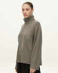 Camilla and Marc Crawford Roll Neck Sweater in Squirrel // FINAL SALE SIZE S M & L