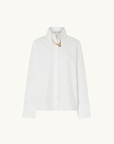 Camilla and Marc Denis Long Sleeve Shirt in White