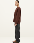 Camilla and Marc Donatello Knit Sweater in Espresso