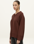 Camilla and Marc Donatello Knit Sweater in Espresso