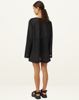 Camilla and Marc Dover V Neck Mini Dress in BLACK