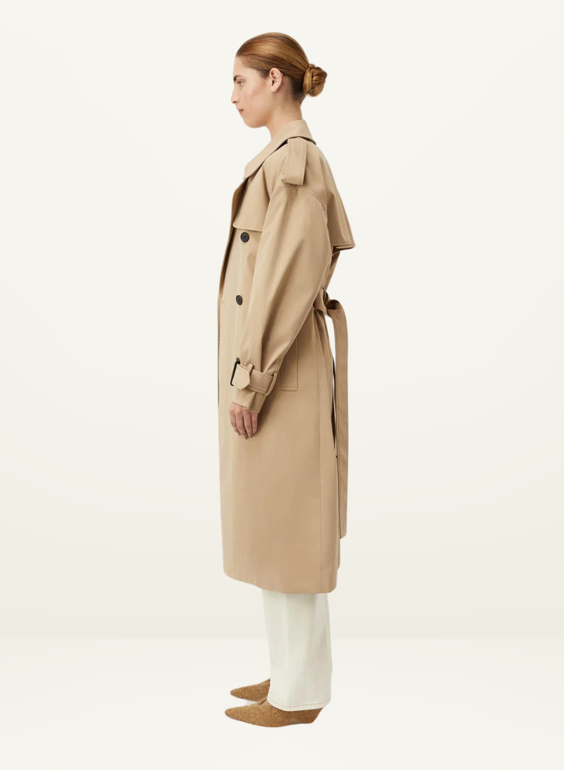 Evans Classic Mid Length Trench Coat SAND from Camilla and Marc-Camilla and Marc-Frolic Girls