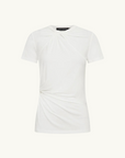 Camilla and Marc Felton Twist Tee in WHITE