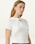 Camilla and Marc Felton Twist Tee in WHITE