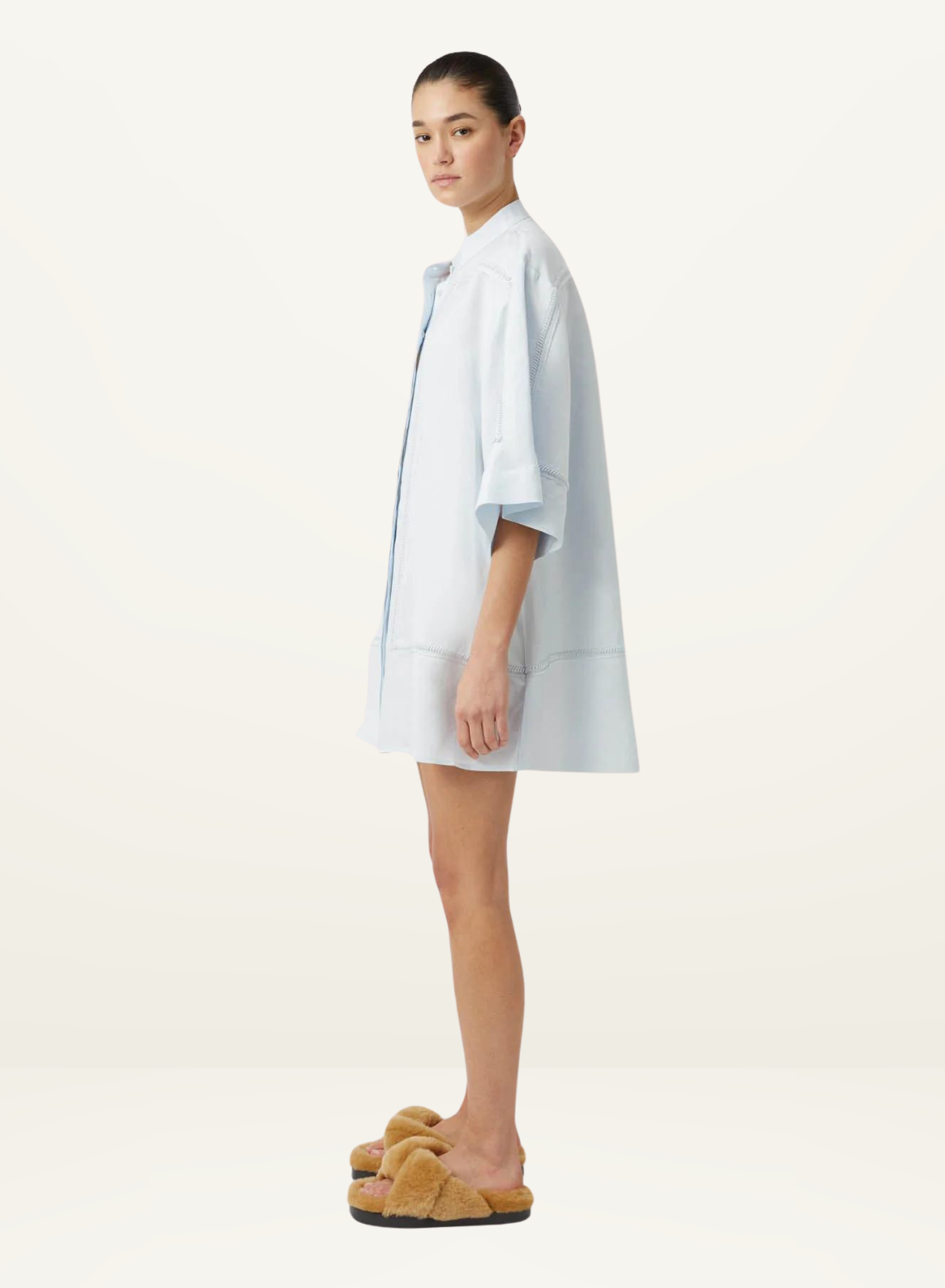 Camilla and Marc Fortuna Shirt Dress in ICE BLUE-Camilla and Marc-Frolic Girls