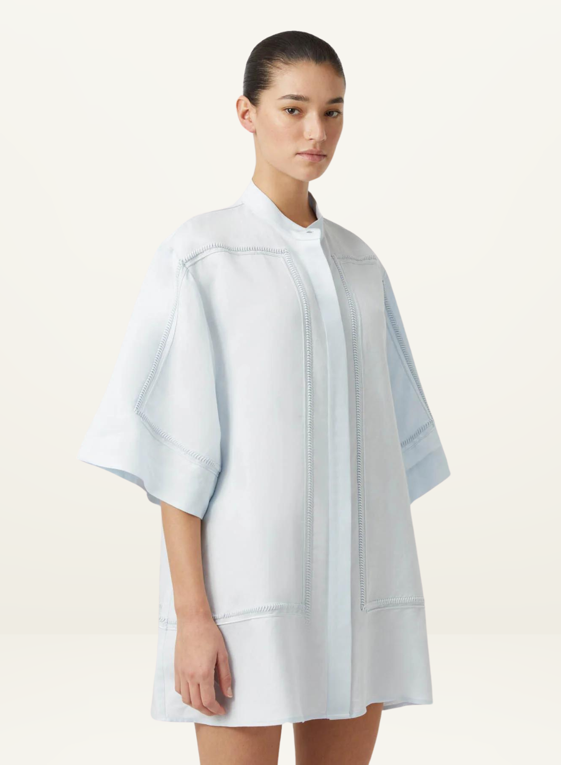 Camilla and Marc Fortuna Shirt Dress in ICE BLUE-Camilla and Marc-Frolic Girls