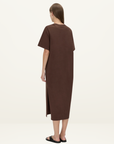 Camilla and Marc Juno Knot Tee Dress in Chocolate