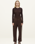 Camilla and Marc Locus Scuba Pant in Espresso