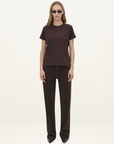 Camilla and Marc Locus Tee in Espresso