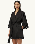 Camilla and Marc Marina Robe Mini Dress in BLACK