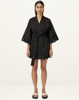 Camilla and Marc Marina Robe Mini Dress in BLACK