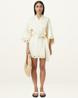 Camilla and Marc Marina Robe Mini in CITRON YELLOW