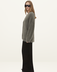 Camilla and Marc Martine Knit Cardigan in Smokey Grey