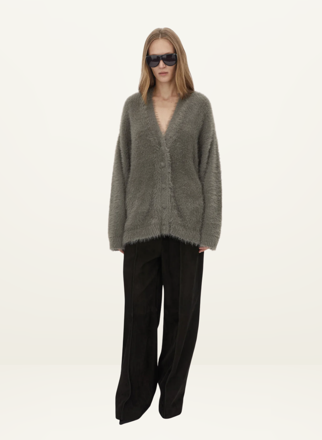 Camilla and Marc Martine Knit Cardigan in Smokey Grey