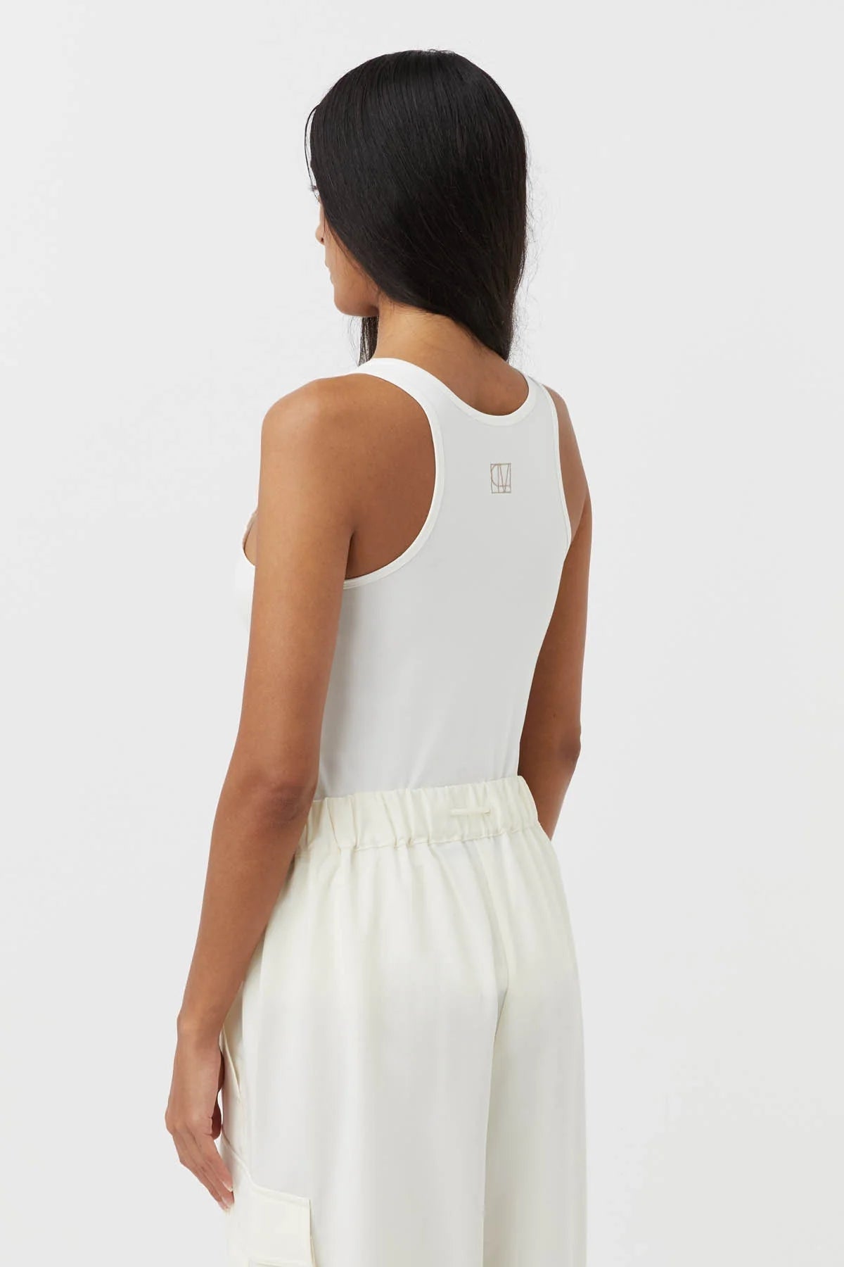 Miles Monogram Tank CREAM Camilla and Marc-Camilla and Marc-Frolic Girls