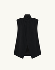 Camilla and Marc Oriole Twist Neck Top in BLACK