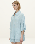 Camilla and Marc Ottilie 2.0 Short Sleeve Shirt in Soft Blue // LAST SIZE 10