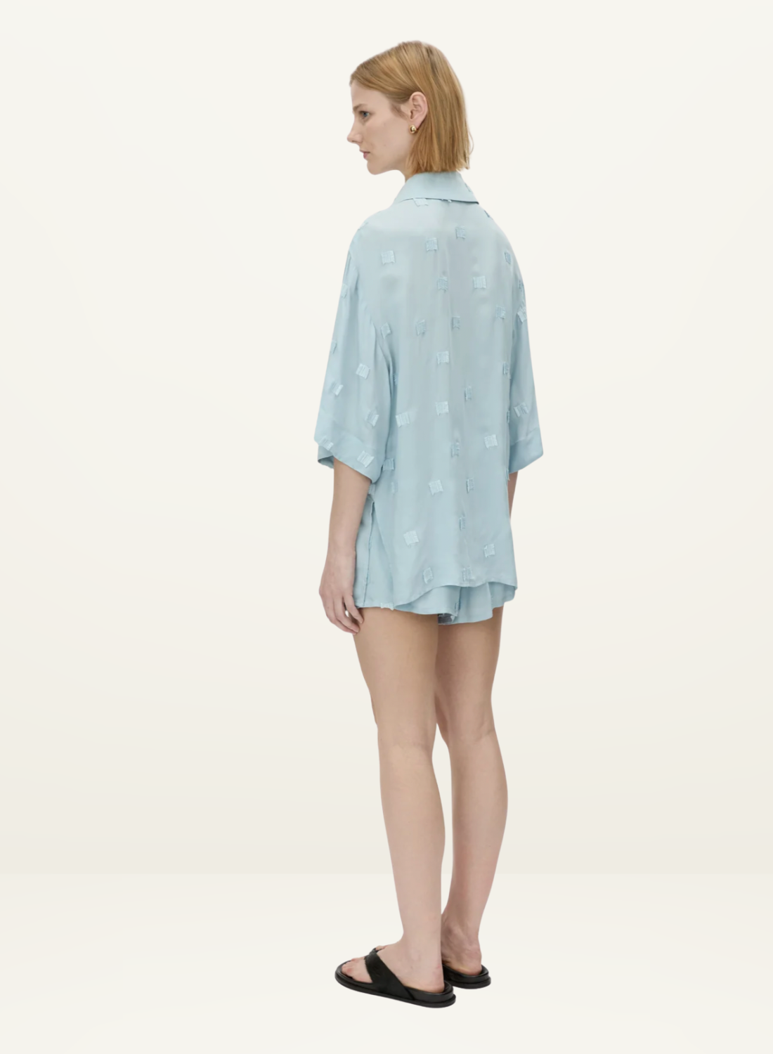 Camilla and Marc Ottilie 2.0 Short Sleeve Shirt in Soft Blue // LAST SIZE 10