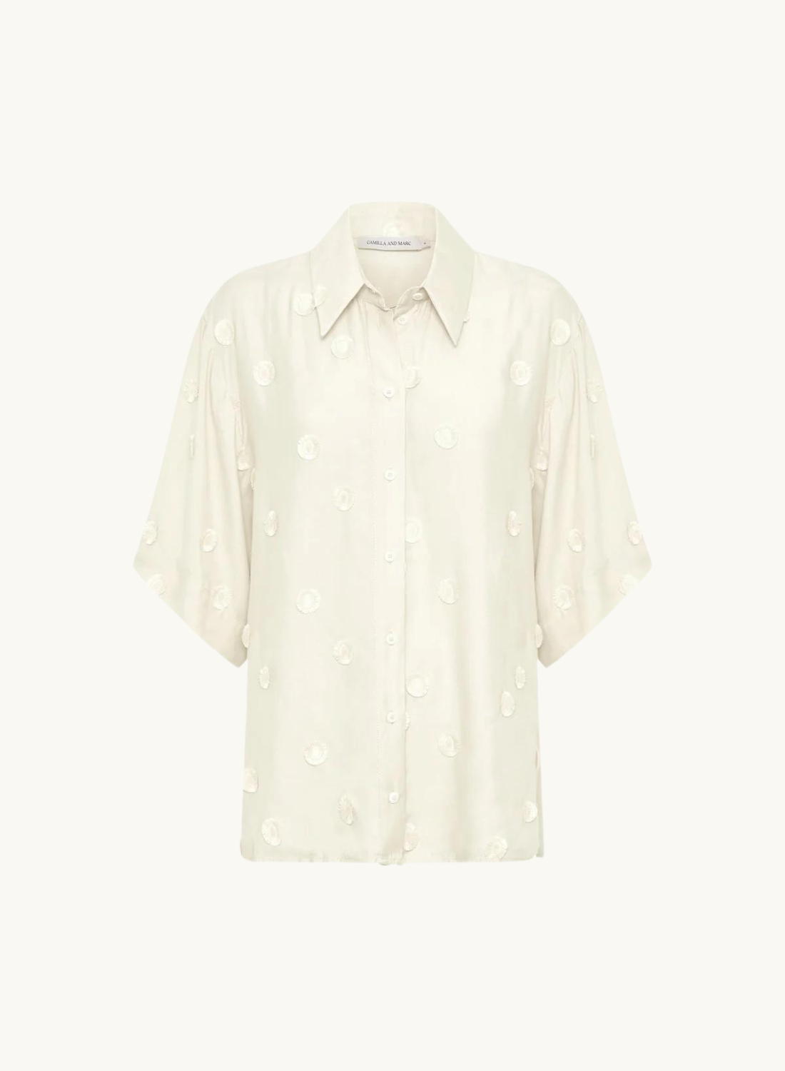 Camilla and Marc Ottilie Shirt in CREAM-Camilla and Marc-Frolic Girls