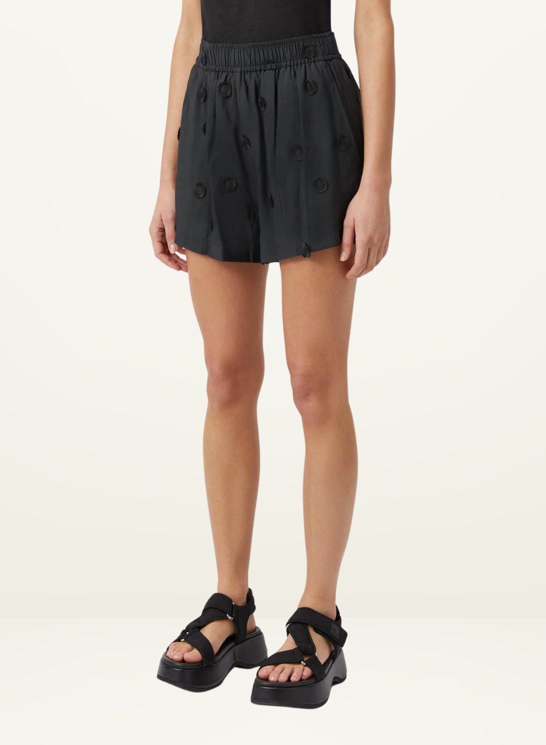 Camilla and Marc Ottilie Short in BLACK-Camilla and Marc-Frolic Girls