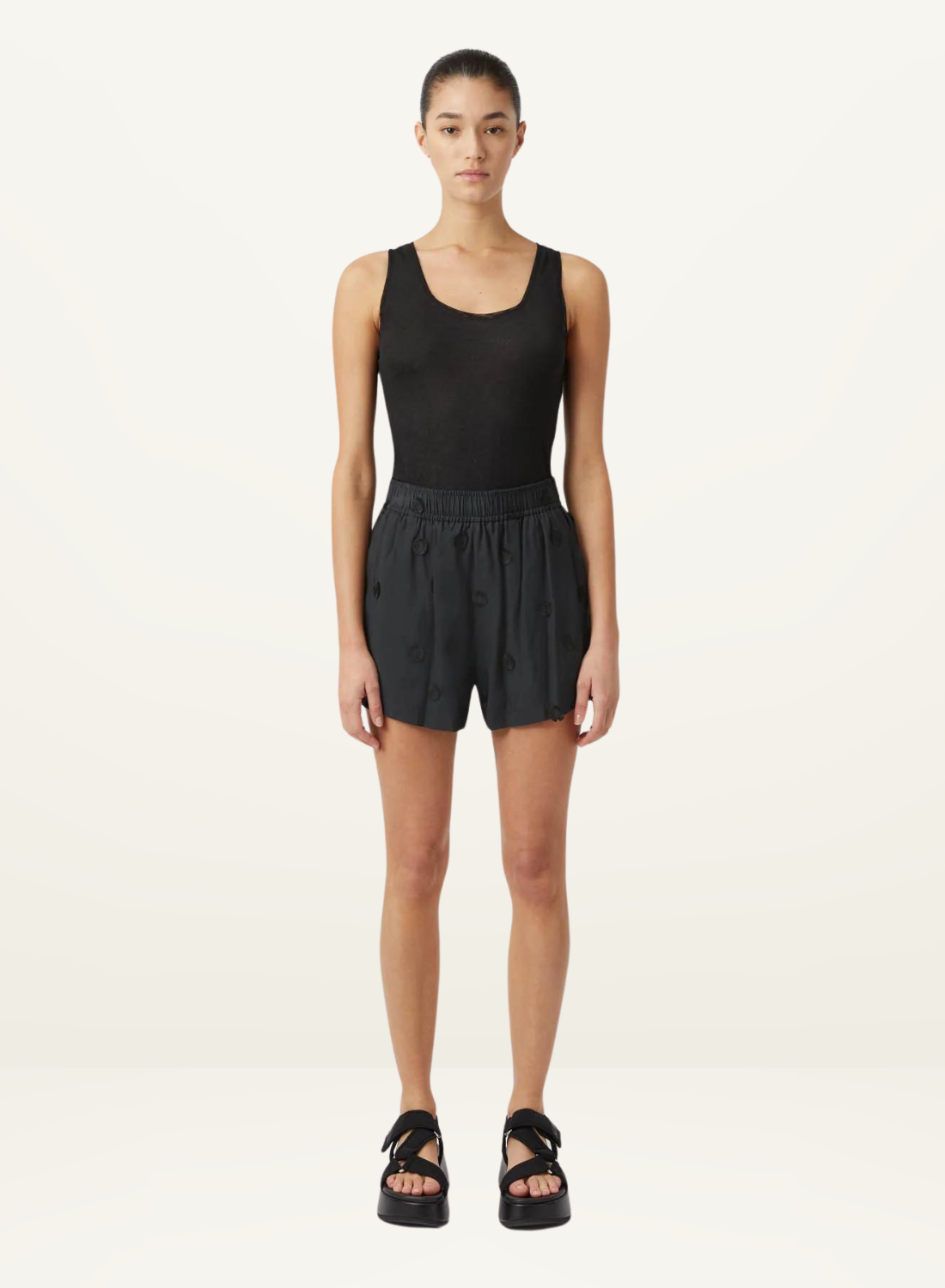 Camilla and Marc Ottilie Short in BLACK-Camilla and Marc-Frolic Girls