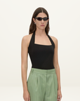 Camilla and Marc Phoebe Halter Neck Bodysuit in Black // LAST SIZES 10