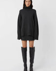 Romeo Funnel Neck Sweater CHARCOAL Camilla and Marc-Camilla and Marc-Frolic Girls