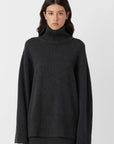 Romeo Funnel Neck Sweater CHARCOAL Camilla and Marc-Camilla and Marc-Frolic Girls