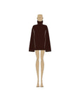 Camilla and Marc Sabine Lounge Top in Chocolate Marle