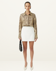 Camilla and Marc Tidal Mini Skirt in White