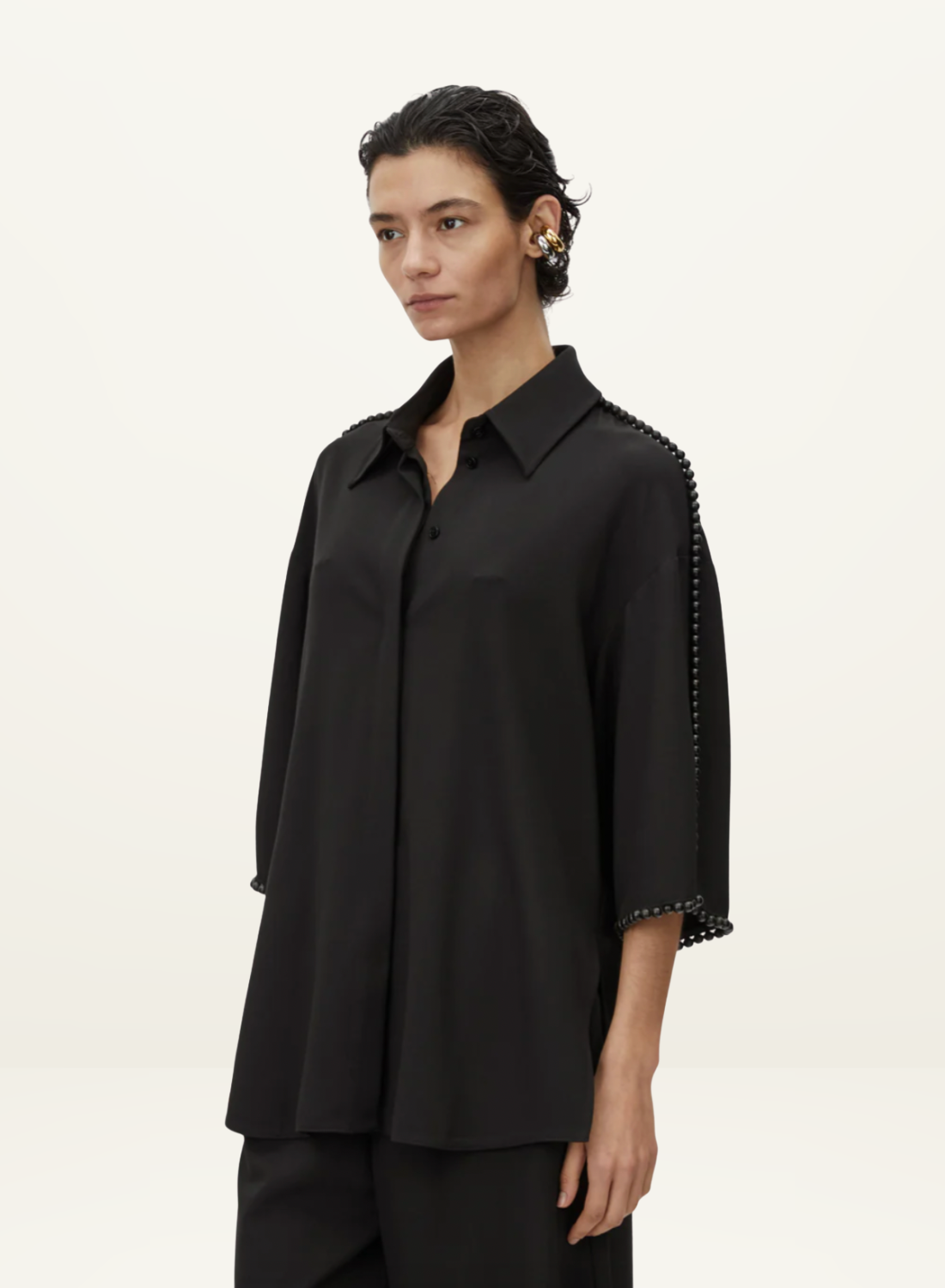 Camilla and Marc Trevi Shirt in Black
