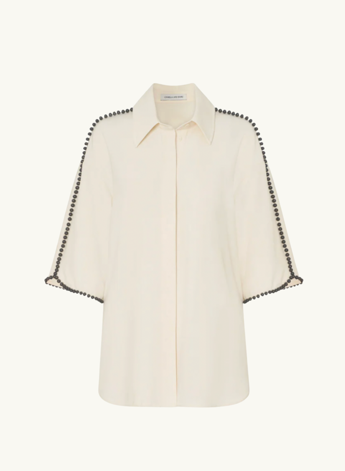 Camilla and Marc Trevi Shirt in Cream // LAST SIZE 14