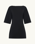 Camilla and Marc  Twyla Twist Tee Dress in BLACK