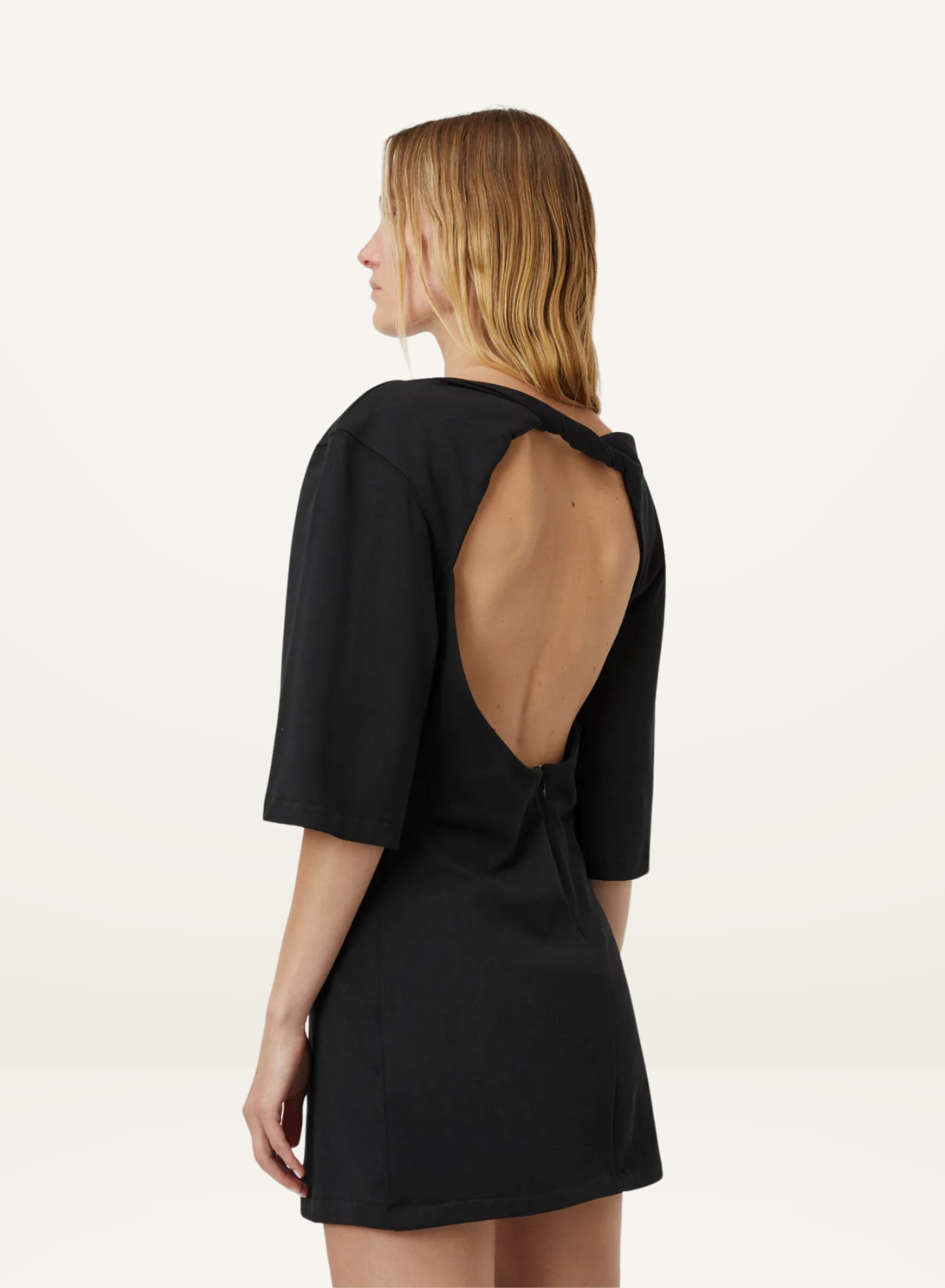 Camilla and Marc  Twyla Twist Tee Dress in BLACK