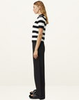 Umi Knit TShirt in BLACK & WHITE STRIPE Camilla and Marc-Camilla and Marc-Frolic Girls