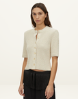 Camilla and Marc Vega Knit Top in Stone
