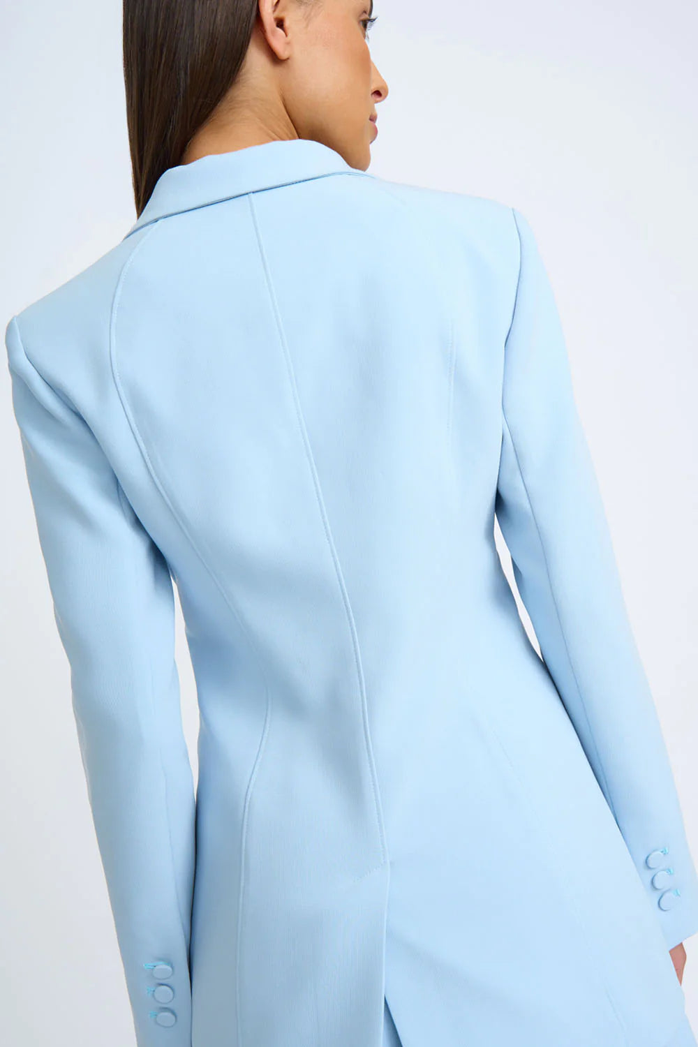 Celia Cinched Blazer POWDER BLUE By Johnny-By Johnny-Frolic Girls