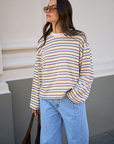 Ceres Life Beau Long Sleeve Tee in Butter