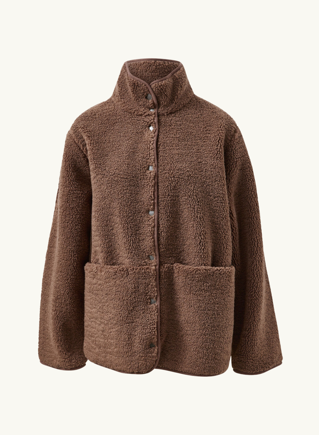 Ceres Teddy Coat in Chocolate