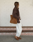 Ceres Teddy Coat in Chocolate