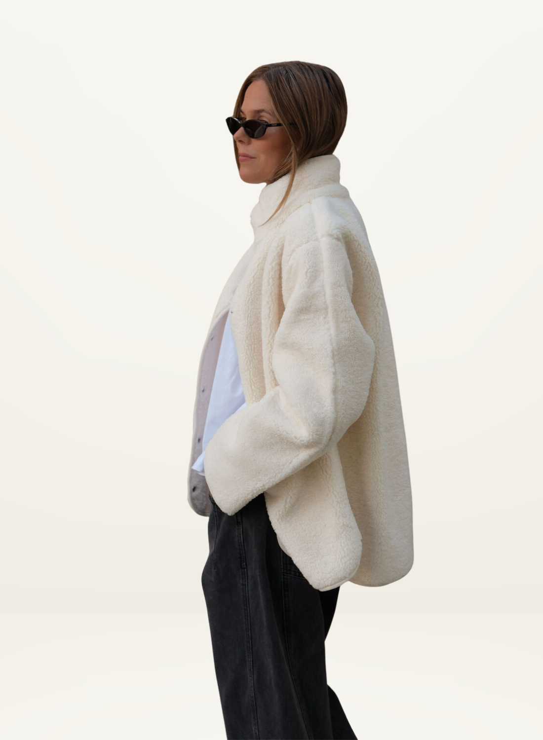 Ceres Teddy Coat in Marshmallow