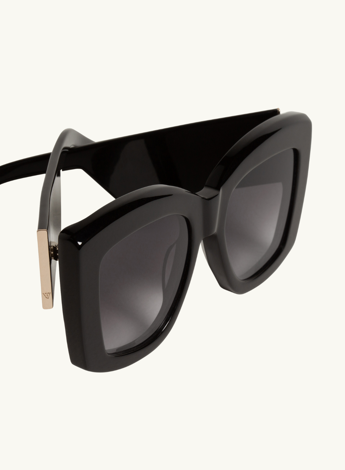 Coltrane Sunglasses GLOSS BLACK Valley-Valley Eyewear-Frolic Girls