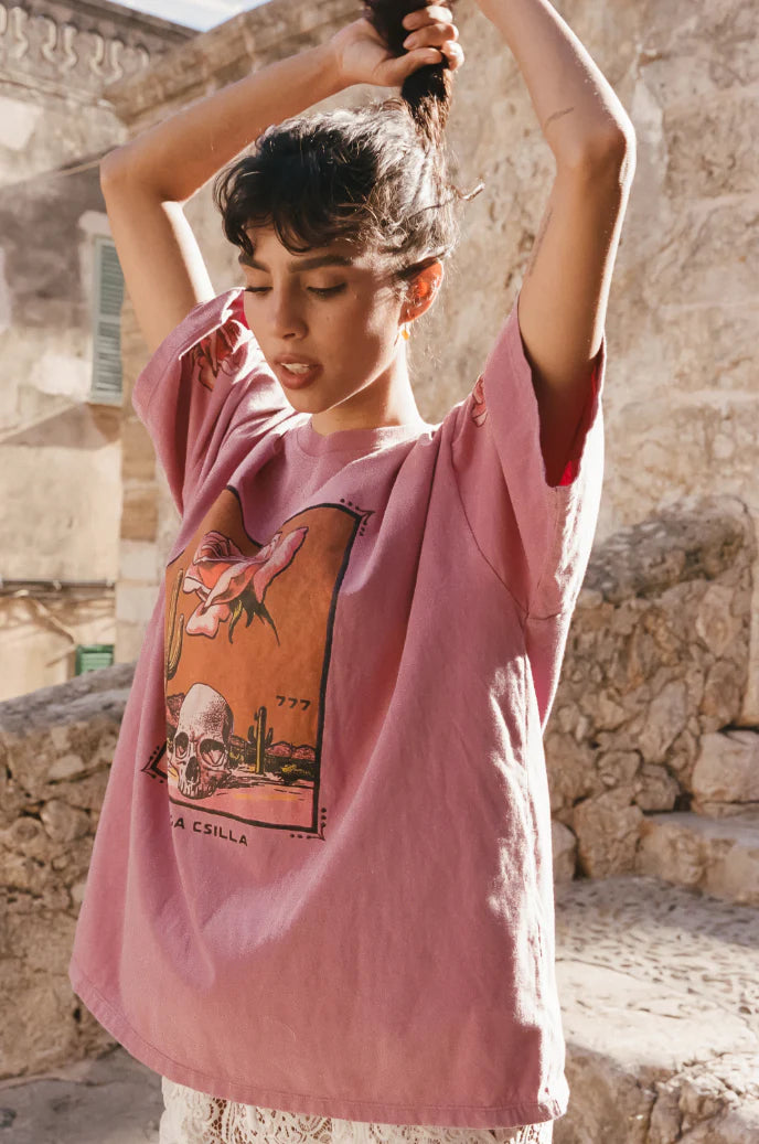 Kinga Csilla KC Desert Rose Tee in PINK // PRE SALE  DELIVERY - MID to LATE FEB