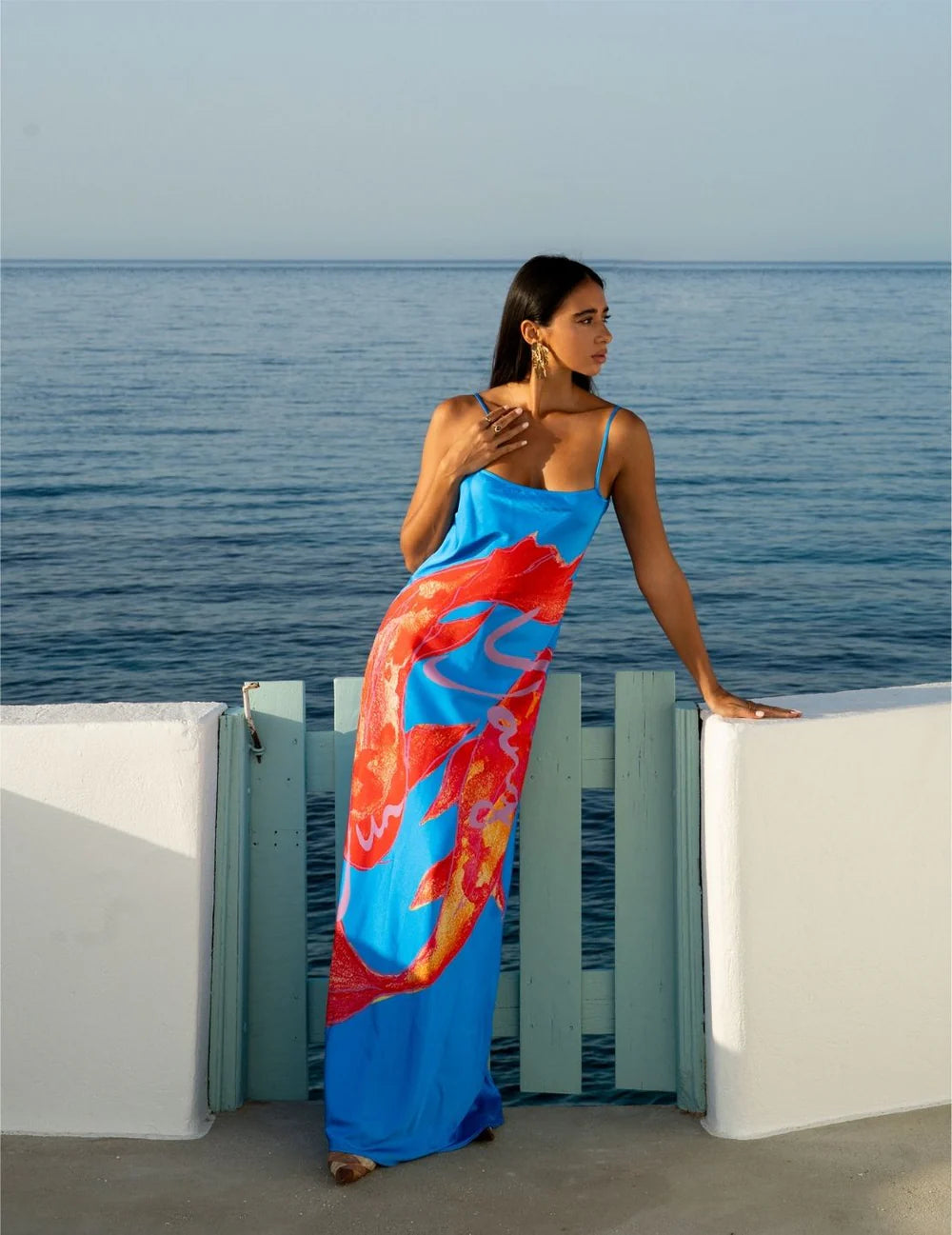 Summi Summi Luna Maxi Dress in Koi // COMING SOON