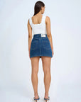 Daze Denim Mini Skirt INDIGO By Johnny-By Johnny-Frolic Girls