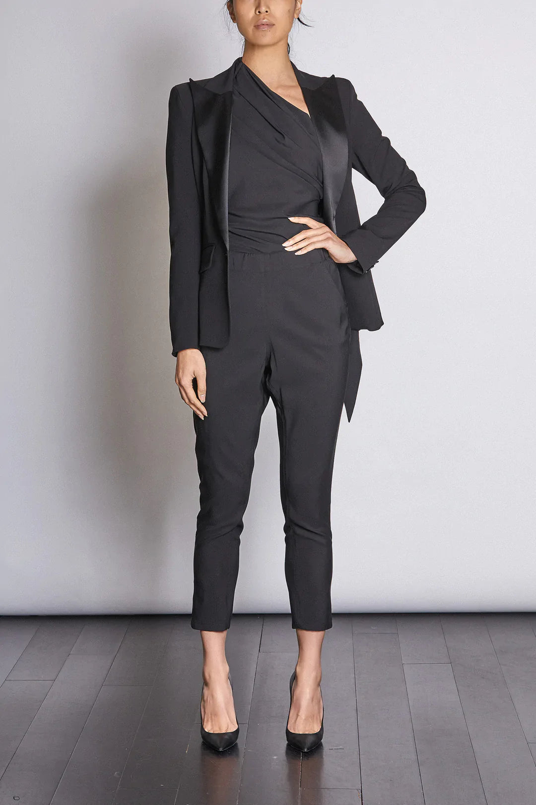 Tuxedo Blazer BLACK DEMKIW-Demkiw-Frolic Girls