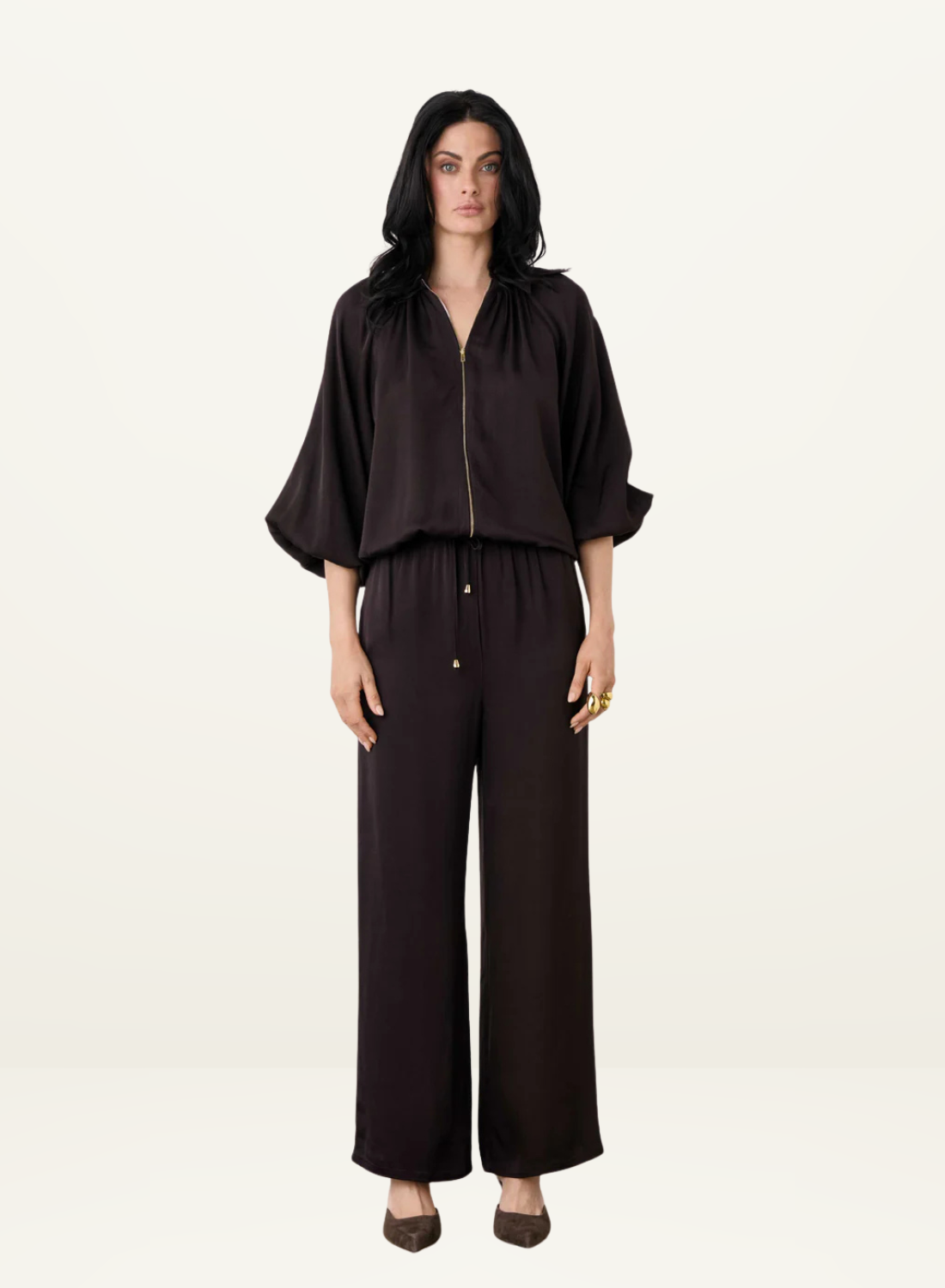 ESMAEE Mercer Pant in Dark Chocolate