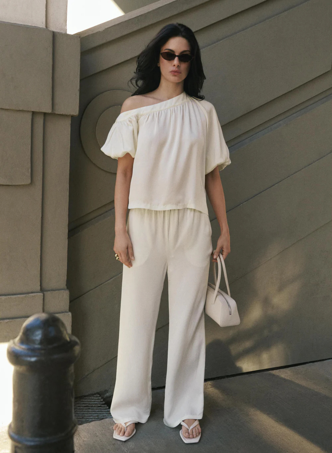 ESMAEE Mercer Pant in Ivory
