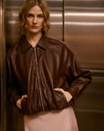 Esmaee Clea Jacket in Mulberry